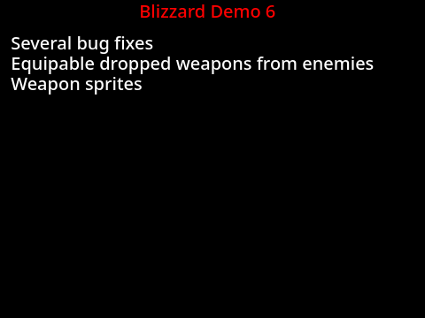 Blizzard - RPG  DEMO 6