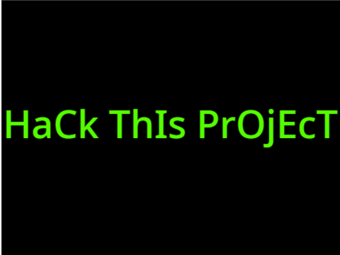 Hack this Project