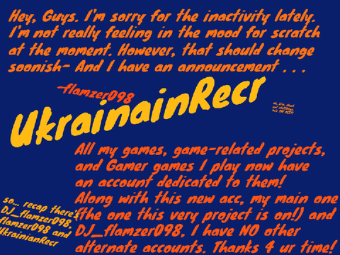 My Announcement.