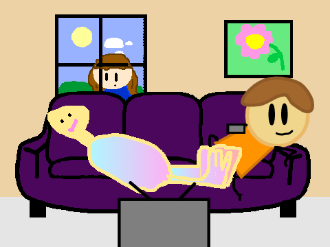 Add Yourself Watching TV remix remix