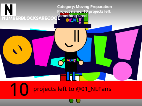 10 projects left, something's red