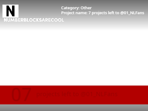 7 projects left to @01_NLFans