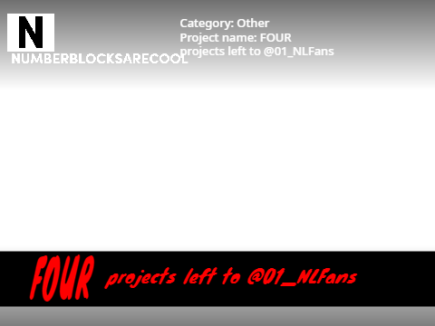 FOUR projects left to @01_NLFans