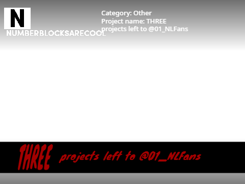 THREE projects left to @01_NLFans