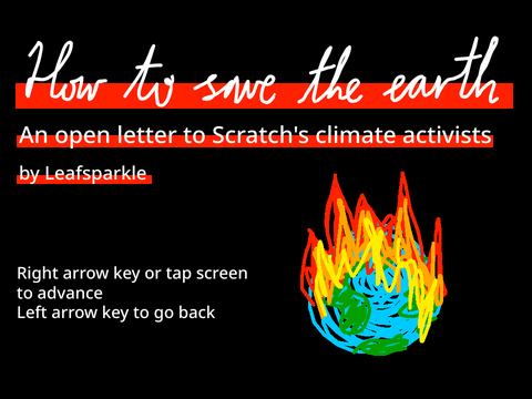 How to save the earth