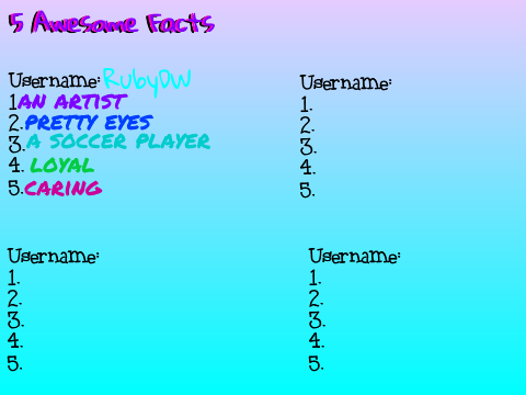 5 Awesome Things About You! remix remix remix