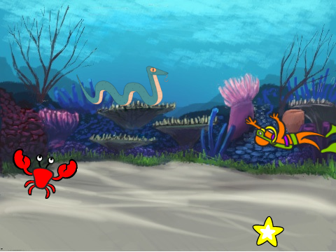 escape the water horrors  (I dont have a better name srry)