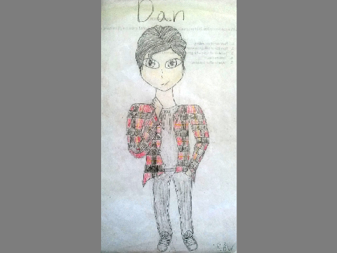 {First Art Post}: Drawing of Dan