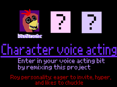 'You run chicken' voice acting call out