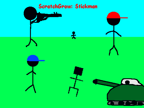 ScratchGrow: Stickman
