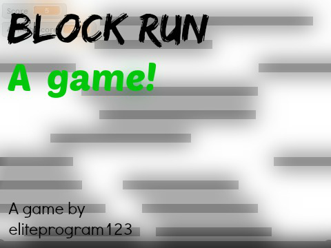 Block Run