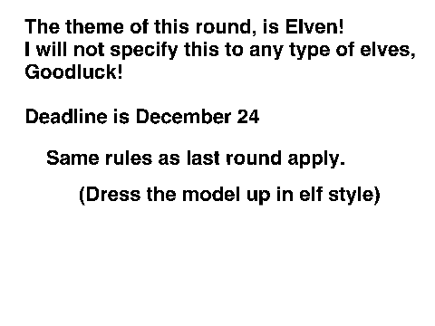 Fashion Contest! Second round