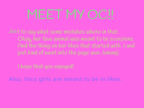 My first oc!