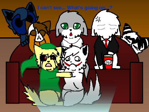  Add Yourself Watching a Horror Movie remix