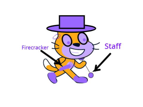 Purple cat!