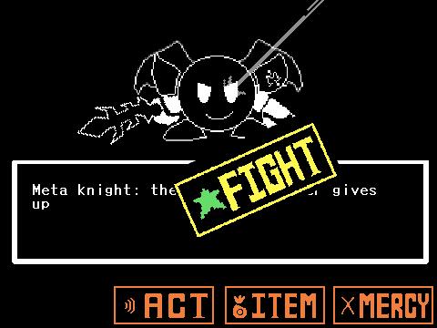Kirbytale Meta knight battle preview V1.4