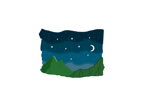 bob ross digital art