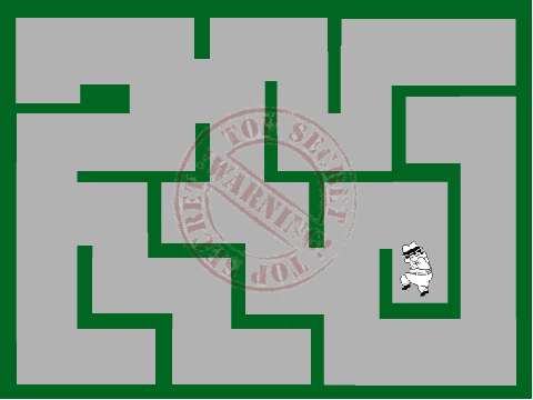 Spy starter with maze