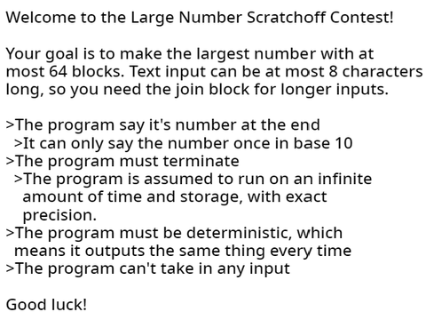 Large Number Scratchoff Contest