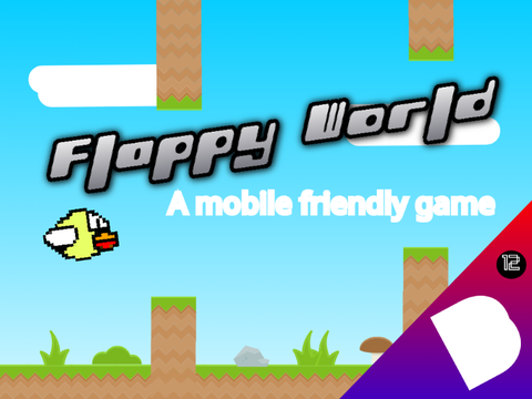 Flappy World  (games) (mobile friendly)