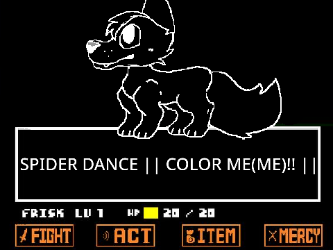 Spider dance || COLOR ME(ME)!! ||