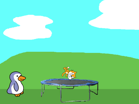 トランポリンGAME(そこそこ手抜き)