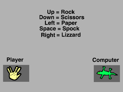 Rock Paper Scissors Lizzard Spock