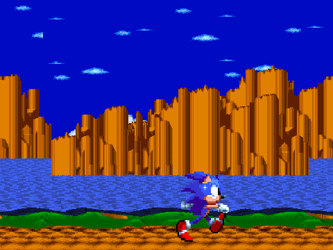 jogging with sonic