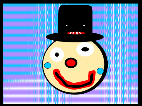 klownin about