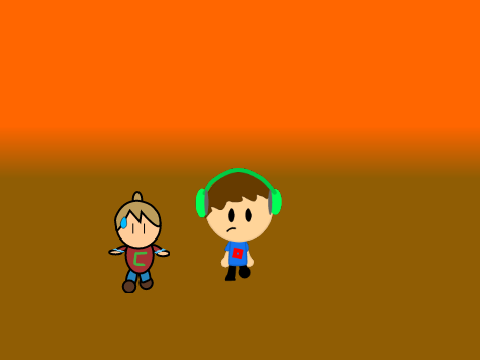 add yourself fighting in a volcano | dang we missed the fight ending