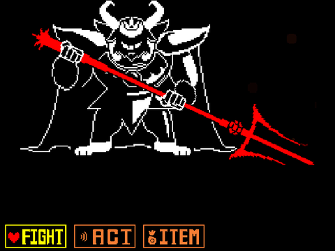 Undertale　アズゴア戦再現