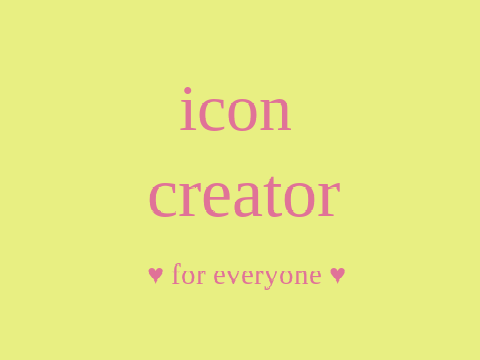 - Icon Creator -