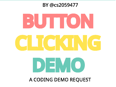 Button Clicking || Coding Demo Request