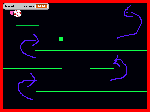 baseball maze