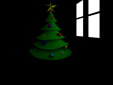 Blender Christmas tree