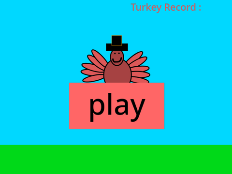 THE TURKEY RAN AWAY!!!!!