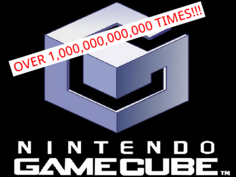 Gamecube Logo 1,099,511,627,776 times