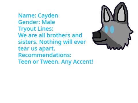 The One Who's Fur is Golden Voice Auditions { OPEN!! }