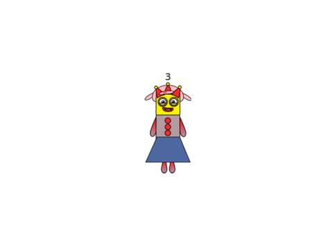 I remade DDLC Characters as Numberblocks
