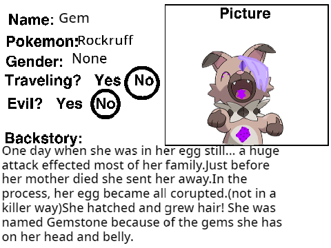 Rockruff Island entry