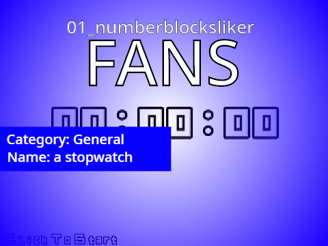 a stopwatch