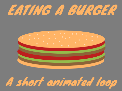 Eating a Burger