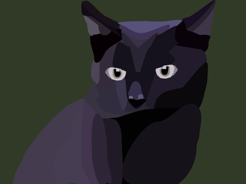 Witch's Cat Blockshade