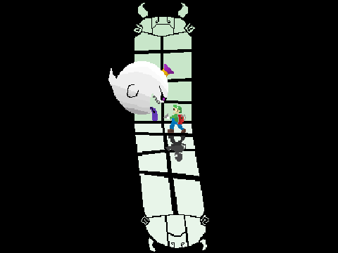 Luigi's mansion 2 pixel art for contest