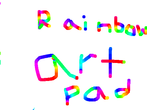 Rainbow Art Pad