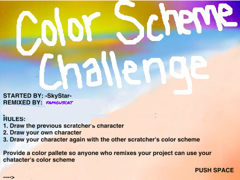 Color Scheme Challenge remix remix