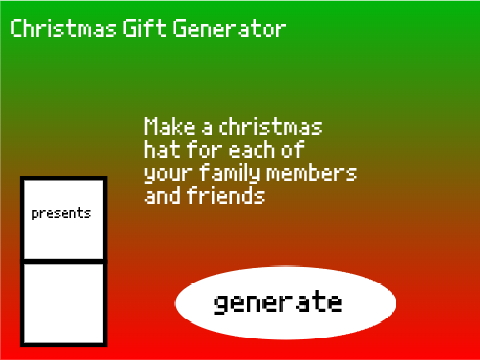 » DIY Christmas Gifts Generator «