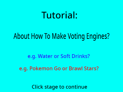Tutorial: About How To Make Voting Engines?