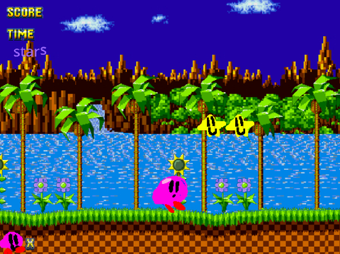 kirby in Sonic the Hedgehog v1.0 remix-4