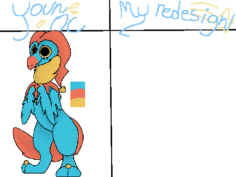 I'll redesign your OC!  remix